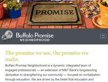 Tablet Screenshot of buffalopromiseneighborhood.org